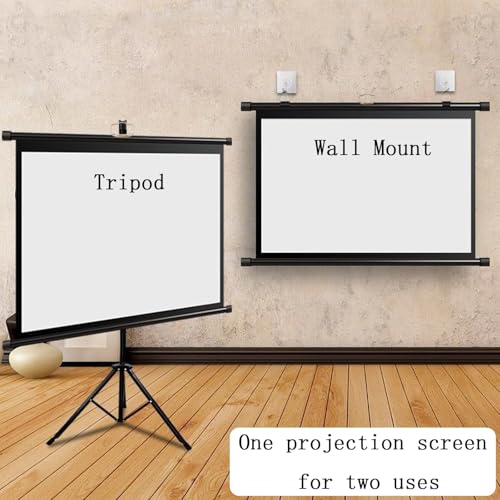 Pantalla para proyector universal con trípode 72 pulgadas miniatura 3