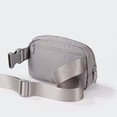 Image of Pander Belt Bag for Women, Fashion Waist Packs, Crossbody Bags with Adjustable Strap (Light Grey).