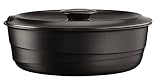 Tefal L8563204 Ingenio Flavour Sauteuse + Couvercle, Fonte d'Aluminium, Noir, 24 cm, Tous Feux Dont Induction