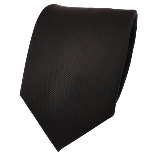 TigerTie - Corbata - negro monocromo Rips