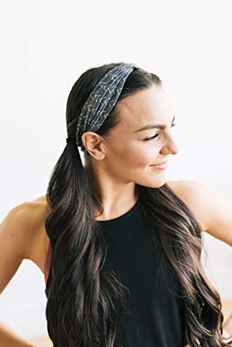 Image of Maven Thread Wide Workout Headbands for Women - Non-Slip Sweatbands for Gym, Running & Yoga
