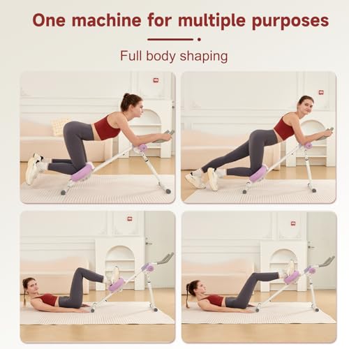 HOTWAVE Collapsible Abdominal Trainer,Adjustable Ab Workout Machine,Strengthen Core Strength,At Home Exercise Equipment - Thumbnail 5