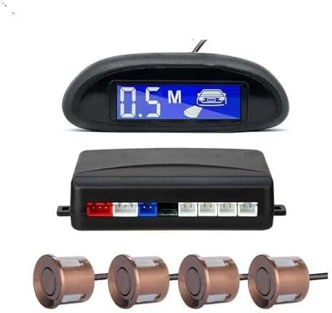 Car Parking Radar Backlight Display Backup Monitor Detector System with 4 Sensors Car Accessories(Color:2)(3)