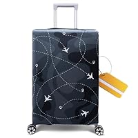 OrgaWise Kofferhülle Luggage Cover Gepäck Cover Gepäckabdeckung for Travel Luggage Schutzhülle Koffer(Flight, XL (29''-32''))