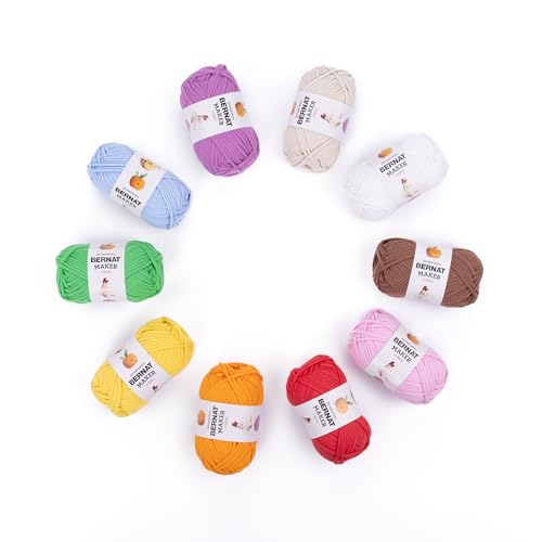 Bernat Maker Minis - 1 Pack of 610 Yards/17.65 oz Maker Minis 75% Cotton 25% Nylon Yarn