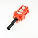 Uxcell Water Proof Hoist Crane Pendant Up Down Station Pushbutton Switch