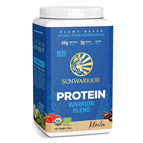 Sunwarrior Warrior Blend Protein Powder, Mocha - Image 6