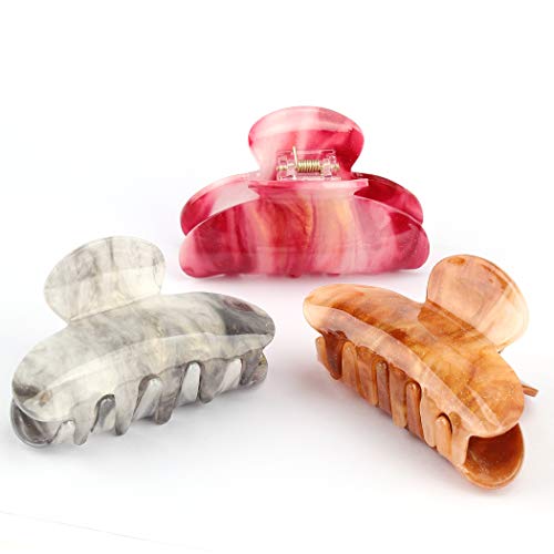 Hair Clips for Women 3.4 Inch Medium KICOSY Hair Claw Clips Hair Clip Claw Hair Clips for Thick Hair Banana Clips Hair Claw Clips for Thick Hair Claws Clips for Hair Cute Hair Clips