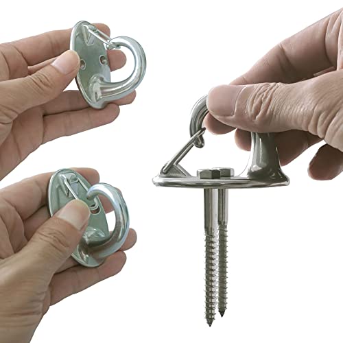 Ginyrerd Resistance Band Wall Anchor Wall Ceiling Mount Bracket For Suspension Strap Trainer,2000Lb Capacity,Body Weight Strength Training, Aerial Yoga Swing & Hammock, Battle Rope, Boxing Equipment #TOP3