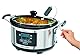 Hamilton Beach digitaler Slow Cooker, Schongarer mit einstellbarer Garzeit, 4,7l Dampfgarer Topf mit programmierbarem Timer, Slow Cooker mit Thermometer, Edelstahl (33956-CE)