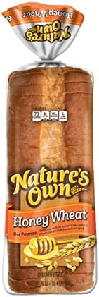 Natures Own Honey Wheat Bread Sliced Loaf - 20 oz Bag