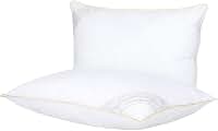 Buddemeyer Kit Travesseiro 50x70cm Toque de Pluma Algodão Branco 2 peças