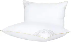 Kit Travesseiro 50x70cm Buddemeyer Toque de Pluma Algodão Branco 2 peças