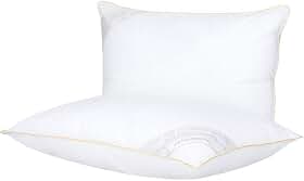 Buddemeyer Kit Travesseiro 50x70cm Toque de Pluma Algodão Branco 2 peças