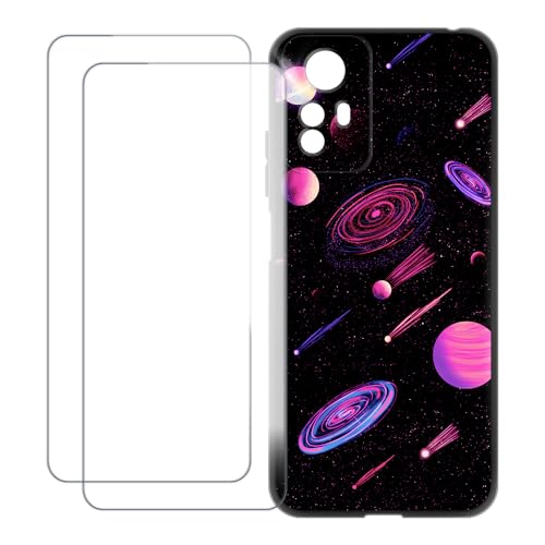 UOGNADGD Xiaomi Redmi Note 12S 4G �Ƃ̌݊������� �J�X�^���J���t���P�[�X�{�����K���X�ی�t�B����2���t�� ? �Ռ��z�������h�~ (����)