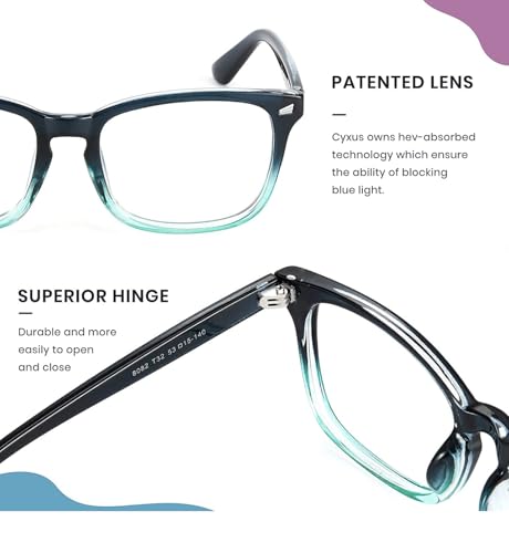 Image of IFLASH Zero Power Light Weight Computer Readers Blue Light Blocking Eye Glasses Men Women | Anti Glare UV Blu Ray light Filter Cut Reflection Protection Lens TR90 Frames