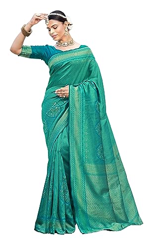 Image of Glory Sarees Women's Banarasi Silk Saree With Blouse Piece (Premium Silk107 Parent)