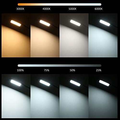 Led Floor Lamp Remote & Touching Control 4 Colour Temperatures with Stepless Dimmable for Bedroom Living Room Office Black