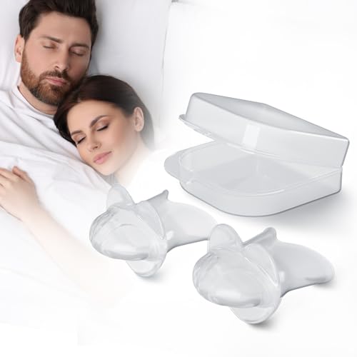 Anti-Snoring Devices, Comfortable Snore Mouthipece Stopper for Men and Women, Snore Tongue Retaining Anti Snoring Devices Stopper - LS22