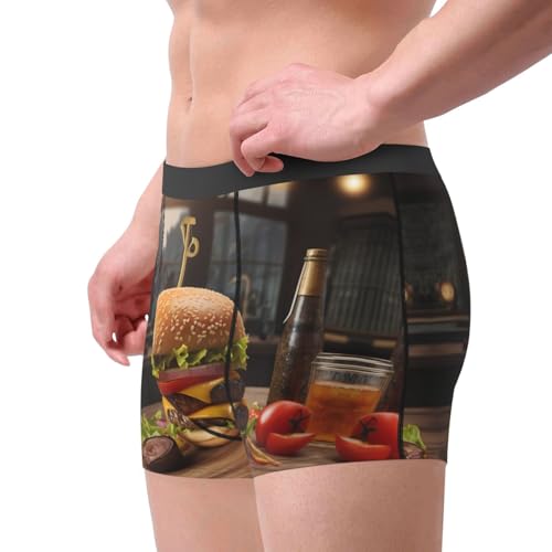 Burger Men's boxer briefs - suitable for business, sports and leisure, multiple4
