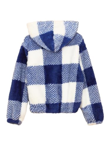 Boys/Girls Fuzzy Hoodie Jacket Sherpa Fleece Hooded Sweatshirt Pullover Tank Top Outerwear2