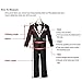 MSBUTIKS Boys Formal Suit Jackets Rose Red Printed Boys Blazer for Wedding Outfit Fashion Outwear Coats 2-13Y