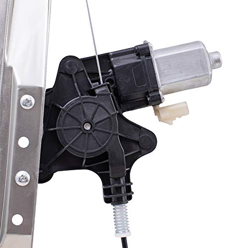 Brock Replacement Drivers Front Power Window Regulator & Motor Assembly W/ 2 Pin Connector Compatible With 08-18 Grand Caravan Town & Country C/V Tradesman Van 68030661Aa #TOP4