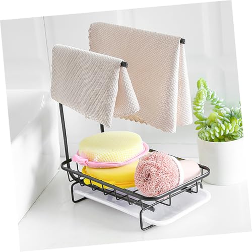 Étagère de rangement pour torchons cuisine compacte et support évier - 6