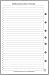 Classic Size Login Password List, Sized and Punched with 7 Holes for 7-Ring Notebooks Such as Franklin, etc. (5.5