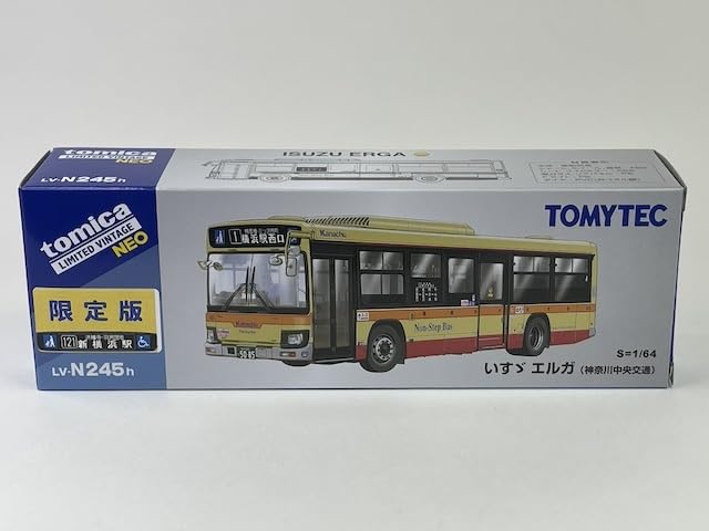 神奈川中央交通限定版 新横浜駅 いすゞ エルガ トミカリミテッドヴィンテージネオ 神奈川中央交通〉tomica LIMITED VINTAGE NEO いすゞエルガ