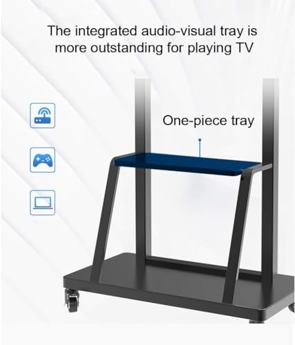 Soporte móvil para TV con ruedas y altura ajustable miniatura 5