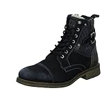 Tacón: tacón en bloque. BOXX X20-X20-09 Botines con cordones para hombre, forro cálido, talla 42.0
