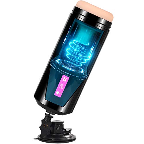 Male Masturbator Cup, Electric Men Masturbation with 10 Powerful Thrusting Modes, 4D Realistic Vagina Pocket Pussy Sex Toys for Man Orgasm with Female Sexy Moans and Hands Free-Stroker Featured