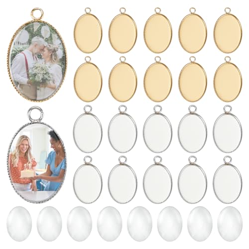 Ampiamente usato: questi vassoi pendenti resistenti sono perfetti per ciondoli in rilievo, gioielli fotografici, collane fai da te, bracciali, orecchini, bouquet da sposa, ciondoli per cappelli di laurea e gioielli come regali di Natale, nonché per realizzare varie arti, artigianato, accessori decorativi per telefoni cellulari, resina, rendendoli un ottimo accessorio per l'uso quotidiano.