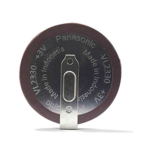BIlinli Pila de botón de batería de Litio Recargable VL2330 para botón de Llave de Coche para PANASONIC Cover