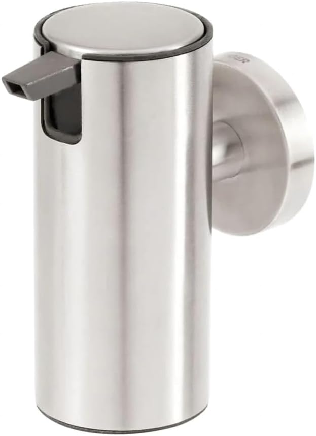 Tiger Soap Dispenser, Stainless Steel, Chrome, 5 x 10.5 x 9 cm