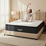 WUYOTRE Full Size Mattress,10 inch Hybrid Mattress in a Box,Cooling Memory Foam Mattresses with Pocket Springs,Breathable & Comfortable for Sleep Supportive,Back Pain Relief,CertiPUR-US,Medium Firm