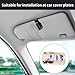 1 Pcs Beige Car Sun Visor Cd Holder, Car DVD Vehicle Visor Case,Fits for Most Car