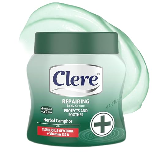 Clere Body Creme Herbal Camphor 500mL