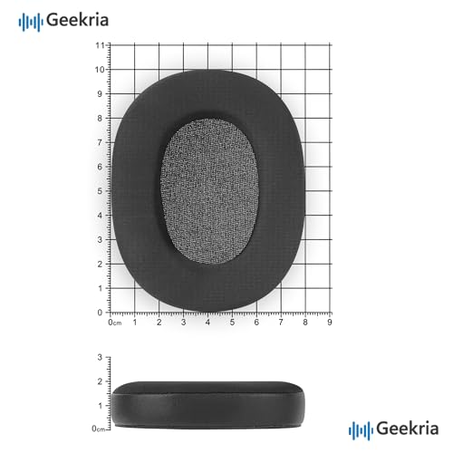 Image of Geekria Sport Cooling-Gel Replacement Ear Pads for Sony WH-1000XM6 Headphones Ear Cushions, Repair Parts (Black)