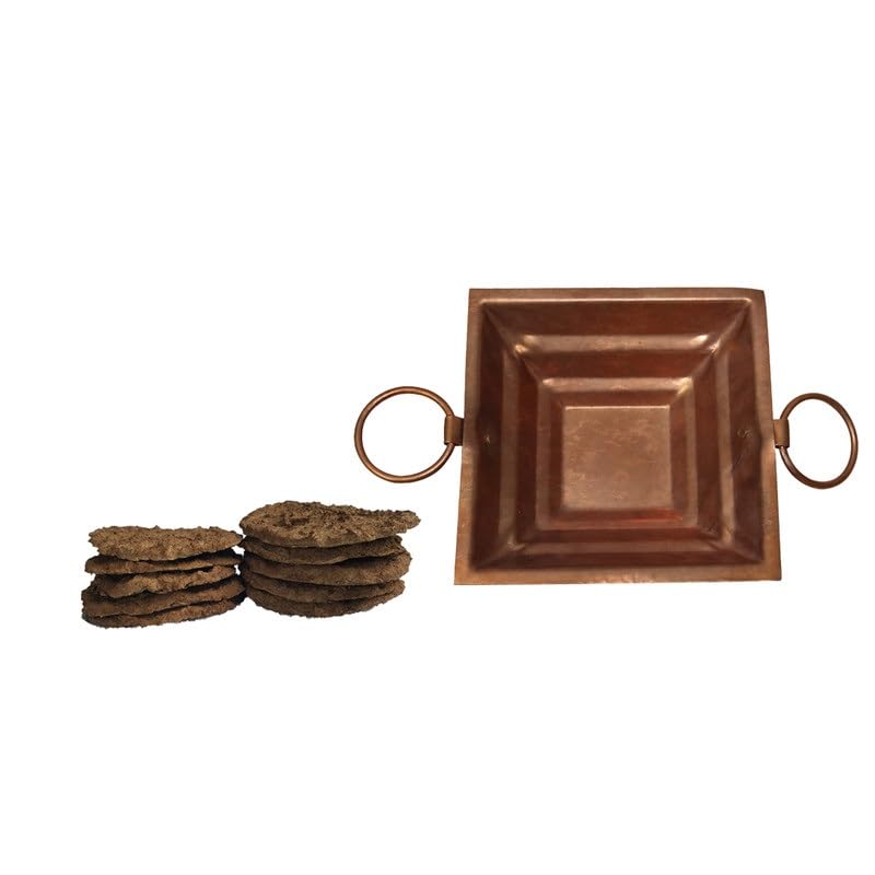 Kit Havan mini pyramide en cuivre, cadeau idéal pour rituel hindou