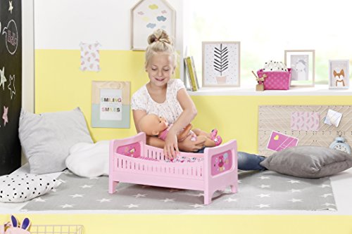 BABY Born 824399 Bett mit Kuschelbettzeug, bunt – Bild 7