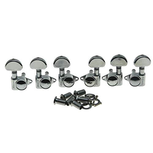 Wilkinson 3x3 ROTO Style Full Size Sealed Guitar Tuners Tuning Keys Pegs Guitar Machine Heads Fits...