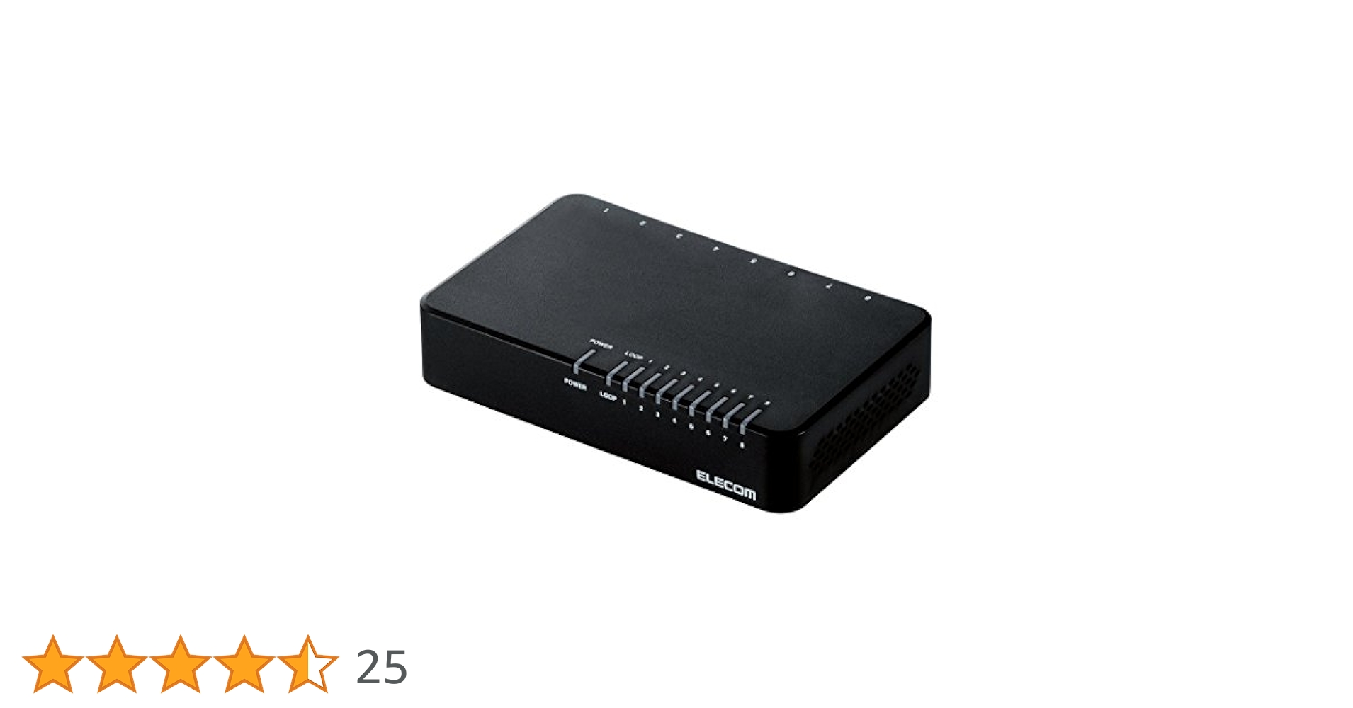 Amazon | エレコム スイッチングハブ 8ポート 10/100Mbps