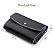 Sukuos Weekly Pill Organizer 4 Times a Day with PU Leather Case, Large 7 Day Pill Box (Morning Noon Eve Bed), Daily Pill Case for Vitamin/Fish Oil/Supplements