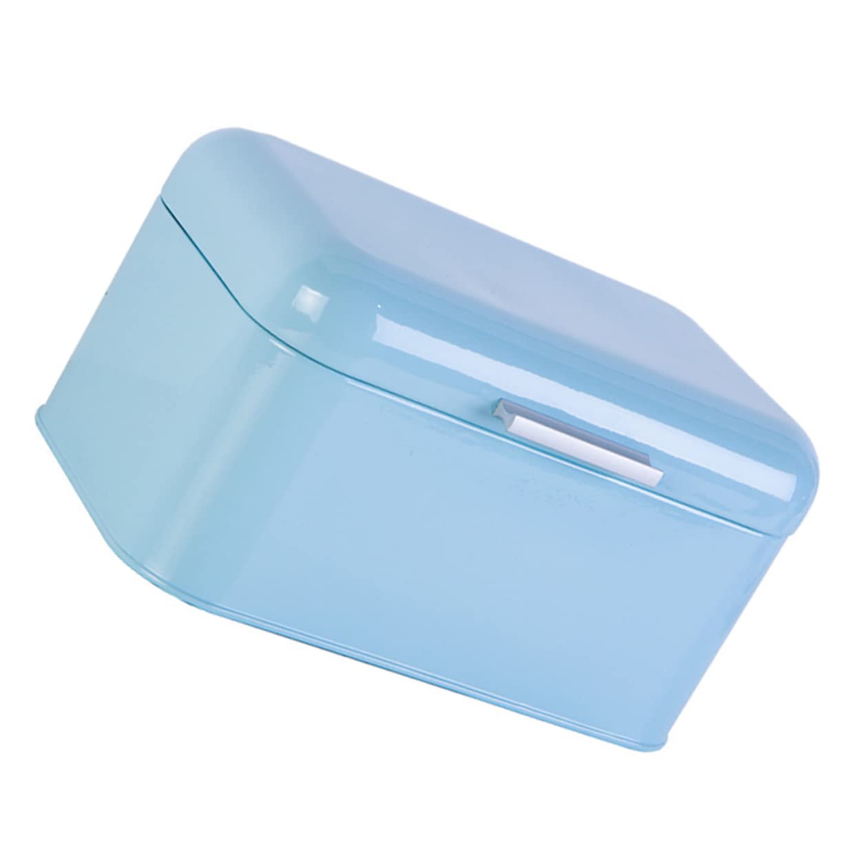 Cabilock Caja de Pan de Hierro con Patrón Especial de Puerta Contenedor de Almacenamiento de Pan Contenedores Herméticos para Almacenar Alimentos Pan para El Hogar Tienda