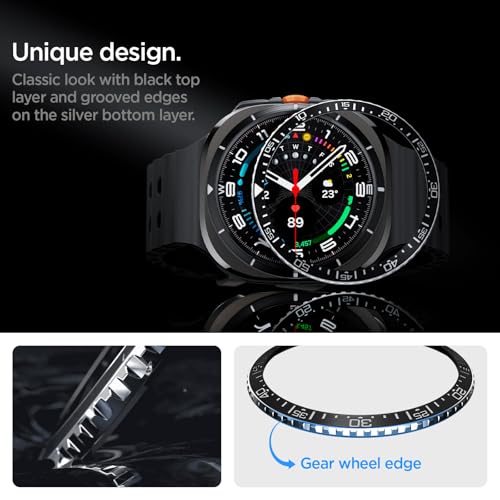 Image of Spigen Bezel Tune Cover for Samsung Galaxy Watch Ultra 47mm - Black