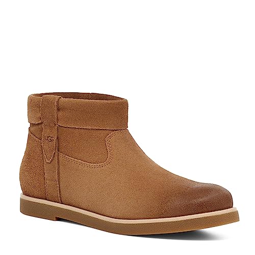 Bottes UGG Josefene Cuff de luxe en suède et laine pour femme