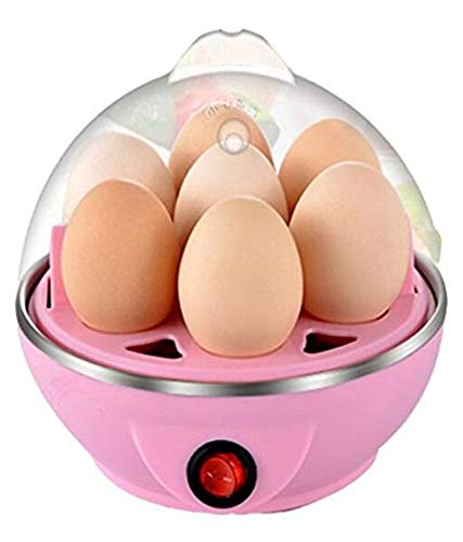 Bhagavati Egg Boiler Electric Automatic Off 7 Egg Poacher for Steaming, Cooking, Boiling and Frying, Multicolor