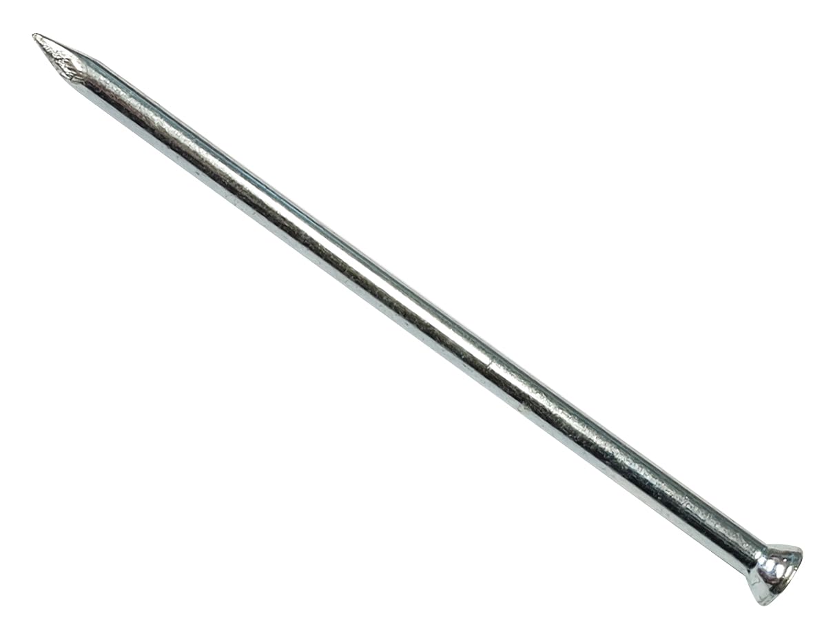 ForgeFix Don Quichotte Light Gauge Masonry Nail, Zinc Galv. 2.5 x 50mm (Box 100